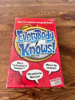 NWT Endless Games Everybody Knows! Board Game
